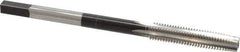 Hertel - 1/2-13 UNC, 4 Flutes, Bright Finish, High Speed Steel, Nut Tap - 7" Overall Length, 2-1/2" Thread Length - Exact Industrial Supply