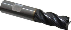 OSG - 3/4", 4 Flute, Single End, Solid Carbide, 0.03" Corner Radius End Mill - 4" OAL, Right Hand Flute, 1-1/2" LOC, Right Hand Cut - All Tool & Supply