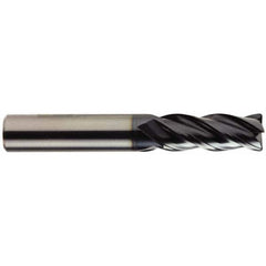 Corner Radius End Mill: 1″ Dia, 1-1/2″ LOC, 0.03″ Radius, 4 Flutes, Solid Carbide 4″ OAL, 1″ Shank Dia, Variable ° Helix, TiAlN Coated, Corner Radius End, Centercutting, Series VG434