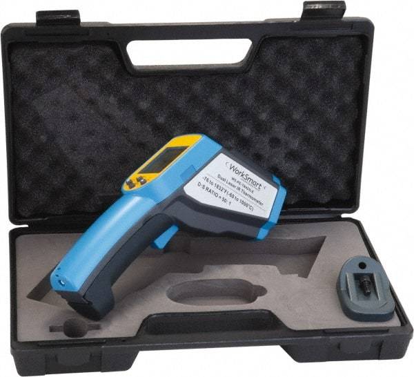 Value Collection - -60 to 1000°C (-76 to 1832°F) Infrared Thermometer - 50:1 Distance to Spot Ratio - All Tool & Supply