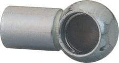 Made in USA - 0.39 x 1.11" High Zinc Plated End Fitting - For Hydraulic Dampers & Gas Springs - All Tool & Supply