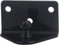 Value Collection - 1.41" Deep x 2.00" Wide x 0.98" High Black Powdercoat Angle Bracket - For Hydraulic Dampers & Gas Springs - All Tool & Supply