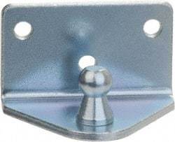 Value Collection - 1.41" Deep x 2" Wide x 0.98" High Zinc Plated Angle Bracket - For Hydraulic Dampers & Gas Springs - All Tool & Supply