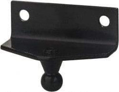 Value Collection - 1" Deep x 2" Wide x 0.73" High Black Powdercoat Angle Bracket - For Hydraulic Dampers & Gas Springs - All Tool & Supply