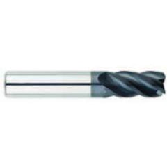 1" Dia. - 1-1/2" LOC - 4" OAL - .030-.035 Radius 4 FL Carbide S/E HP End Mill-AlTiN - All Tool & Supply