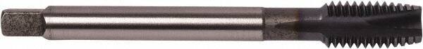 Union Butterfield - 3/4-16 UNF, 4 Flute, TiCN Finish, Powdered Metal Spiral Point Tap - Plug Chamfer, Right Hand Thread, 4.331" OAL, 0.984" Thread Length, 0.59" Shank Diam, 2B Class of Fit, Series 1672AP - Exact Industrial Supply