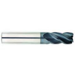 3/4" Dia. - 1-1/2" LOC - 4" OAL - 4 FL Carbide S/E HP End Mill-AlTiN - All Tool & Supply