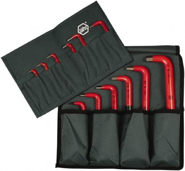 Wiha - 12 Piece Insulated L-Key Ball End Hex Key Set - Hex Range 1/16 to 1/2" - All Tool & Supply