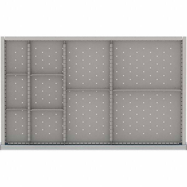 LISTA - 10-Compartment Drawer Divider Layout for 3.15" High Drawers - All Tool & Supply