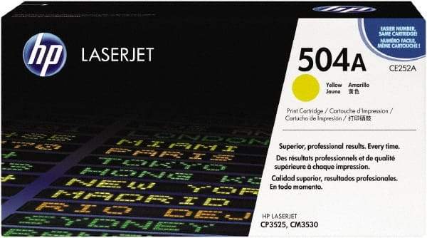 Hewlett-Packard - Yellow Toner Cartridge - Use with HP Color LaserJet CM3530 MFP, CP3525 - All Tool & Supply