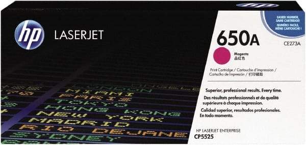 Hewlett-Packard - Magenta Toner Cartridge - Use with HP Color LaserJet Enterprise CP5525, M750 - All Tool & Supply