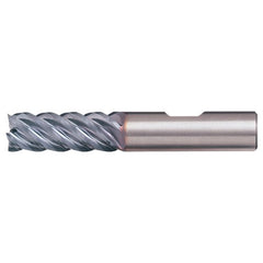 5/32″ × 3/16″ × 9/16″ × 2″ RHS / RHC Solid Carbide 5-Flute High-Performance End Mill for Steel - Bright