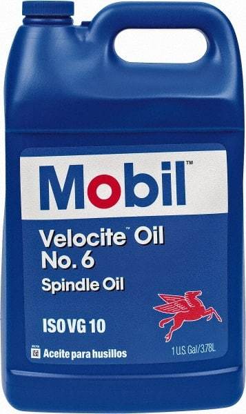 Mobil - 1 Gal Container Mineral Spindle Oil - ISO 10, 10 cSt at 40°C & 2.62 cSt at 100°C - All Tool & Supply