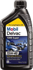 Mobil - 1 Quart Diesel Engine Oil - Grade 15W-40 - All Tool & Supply