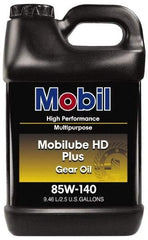 Mobil - 2.5 Gal Bottle, Gear Oil - 14.8 St Viscosity at 100°C, 141 St Viscosity at 40°C - All Tool & Supply