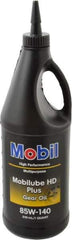 Mobil - 0.25 Gal Bottle, Gear Oil - 26.6 St Viscosity at 100°C, 260 St Viscosity at 40°C - All Tool & Supply