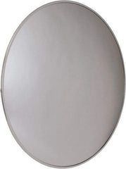 PRO-SAFE - Outdoor Round Convex Safety, Traffic & Inspection Mirrors - Acrylic Lens, Laminated Hardboard Backing, 26" Diam x 2-1/2" High, 28' Max Covered Distance - All Tool & Supply