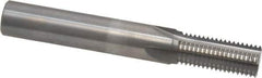 Scientific Cutting Tools - M14x1.50 Thread, 1/2" Shank Diam, Bright Coating, Solid Carbide Straight Flute Thread Mill - 4 Flutes, 3-1/2" OAL, M14 Min Noml Diamter - All Tool & Supply