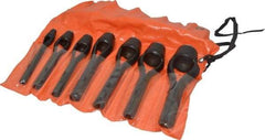 Value Collection - 7 Piece, 1/4 to 1", Arch Punch Set - Comes in Vinyl Roll - All Tool & Supply