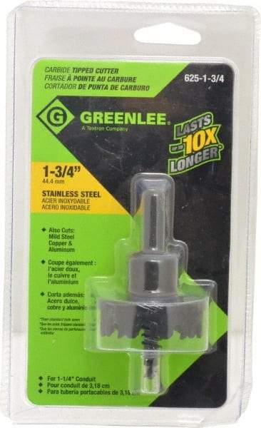 Greenlee - 1-3/4" Diam, Hole Saw - All Tool & Supply