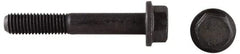 Value Collection - 3/4-10 UNC, 2-3/4" Length Under Head, Hex Drive Flange Bolt - 1-3/4" Thread Length, Grade 8 Alloy Steel, Smooth Flange, Phosphate & Oil Finish - All Tool & Supply