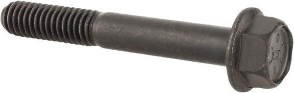 Value Collection - 5/16-18 UNC, 2-1/4" Length Under Head, Hex Drive Flange Bolt - 7/8" Thread Length, Grade 8 Alloy Steel, Smooth Flange, Phosphate & Oil Finish - All Tool & Supply