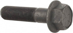 Value Collection - 1/2-20 UNF, 2" Length Under Head, Hex Drive Flange Bolt - 1-1/4" Thread Length, Grade 8 Alloy Steel, Smooth Flange, Phosphate & Oil Finish - All Tool & Supply