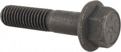 Value Collection - 1/2-13 UNC, 2-1/4" Length Under Head, Hex Drive Flange Bolt - 1-1/4" Thread Length, Grade 8 Alloy Steel, Smooth Flange, Phosphate & Oil Finish - All Tool & Supply