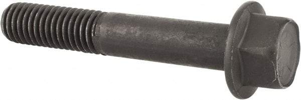 Value Collection - 1/2-13 UNC, 3" Length Under Head, Hex Drive Flange Bolt - 1-1/4" Thread Length, Grade 8 Alloy Steel, Smooth Flange, Phosphate & Oil Finish - All Tool & Supply