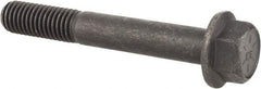 Value Collection - 1/2-13 UNC, 3-1/2" Length Under Head, Hex Drive Flange Bolt - 1-1/4" Thread Length, Grade 8 Alloy Steel, Smooth Flange, Phosphate & Oil Finish - All Tool & Supply