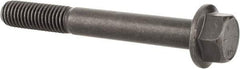 Value Collection - 1/2-13 UNC, 4" Length Under Head, Hex Drive Flange Bolt - 1-1/4" Thread Length, Grade 8 Alloy Steel, Smooth Flange, Phosphate & Oil Finish - All Tool & Supply