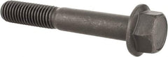 Value Collection - 5/8-11 UNC, 4" Length Under Head, Hex Drive Flange Bolt - 1-1/2" Thread Length, Grade 8 Alloy Steel, Smooth Flange, Phosphate & Oil Finish - All Tool & Supply