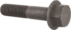 Value Collection - 3/4-10 UNC, 3-1/2" Length Under Head, Hex Drive Flange Bolt - 1-3/4" Thread Length, Grade 8 Alloy Steel, Smooth Flange, Phosphate & Oil Finish - All Tool & Supply