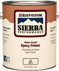 Rust-Oleum - 1 Gal White Water-Based Acrylic Enamel Primer - 200 to 300 Sq Ft Coverage, 0 gL Content, Quick Drying, Interior/Exterior - All Tool & Supply