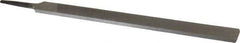 Value Collection - 12" Long, Second Cut, Hand American-Pattern File - Double Cut, 9/32" Overall Thickness, Tang - All Tool & Supply