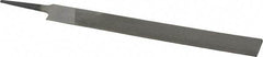 Value Collection - 8" Long, Second Cut, Knife American-Pattern File - Double Cut, 3/16" Overall Thickness, Tang - All Tool & Supply