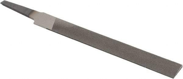 Value Collection - 4" Long, Smooth Cut, Knife American-Pattern File - Double Cut, 7/64" Overall Thickness, Tang - All Tool & Supply