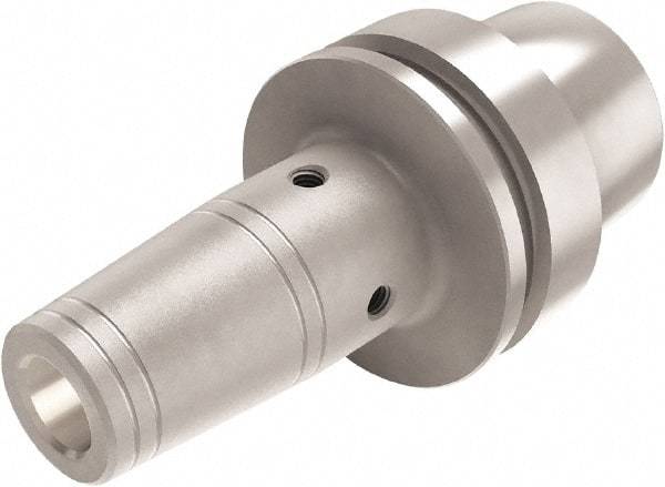 Seco - 6mm Hole Diam, HSK40E Taper Shank Shrink Fit Tool Holder & Adapter - 2.756" Projection, 0.827" Nose Diam, 0.866" Clamping Depth, 45,000 RPM, Through Coolant - Exact Industrial Supply