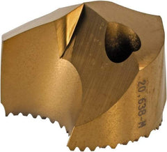 Seco - Series SD100, 20.64mm Diam 140° Replaceable Drill Tip - Carbide, TiAlN Finish, Through Coolant - All Tool & Supply