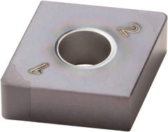 Seco - CNGA432 WZN Grade CBN060K PCBN Turning Insert - TiSiAlN Finish, 80° Diamond, 1/2" Inscr Circle, 3/16" Thick, 1/32" Corner Radius - All Tool & Supply