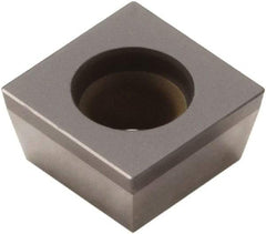 Seco - SCGW32.52 Grade CBN200 PCBN Turning Insert - Uncoated, 90° Square, 3/8" Inscr Circle, 5/32" Thick, 1/32" Corner Radius - All Tool & Supply