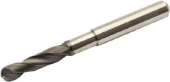 Seco - 3/8" 130° Solid Carbide Jobber Drill - Diamond Finish, Right Hand Cut, Spiral Flute, Straight Shank, 103mm OAL - All Tool & Supply