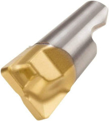 Seco - MM12 MD05 Grade F30M Carbide End Milling Tip Insert - 2 Flutes, 0.472" Cutting Diam, 0.335" Depth of Cut, 0.402" Extension, 0.039" Cnr Rad - All Tool & Supply