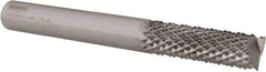 Seco - 8mm Diam, End Mill End, Solid Carbide Diamond Pattern Router Bit - Right Hand Cut, 2-61/64" OAL, Use on Composites - All Tool & Supply