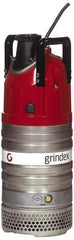 Grindex - 3-1/2 hp, 460 Amp Rating, 460 Volts, Nonautomatic Operation, Dewatering Pump - 3 Phase, Aluminum Housing - All Tool & Supply