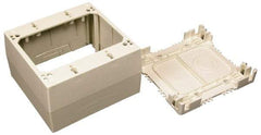 Wiremold - 4-3/4 Inch Long x 4-7/8 Inch Wide x 1-3/4 Inch High, Rectangular Raceway Box - Ivory, For Use with Wiremold 2300 Series Raceways - All Tool & Supply