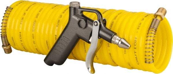 Value Collection - 1/4" ID Pistol Grip Air Gun - 25' Long Nylon Hose, 1/4" Inlet, NPT Thread, 200 Max psi - All Tool & Supply