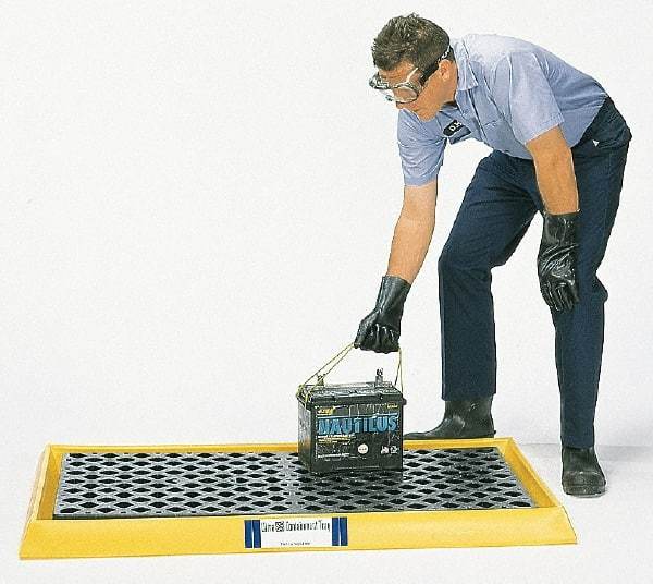 UltraTech - Trays & Pans Type: Containment Tray with Grating Sump Capacity (Qt.): 66.00 - All Tool & Supply