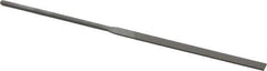 Grobet - 5-1/2" Needle Precision Swiss Pattern Equalling File - Round Handle - All Tool & Supply