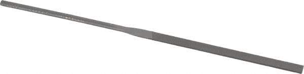 Grobet - 6-1/4" Needle Precision Swiss Pattern Equalling File - Round Handle - All Tool & Supply